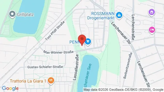 Rooms for rent i Munich Feldmoching-Hasenbergl - kort over placeringen