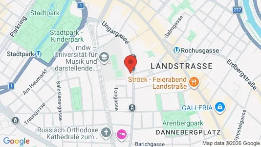 Apartments for rent i Vienna Landstraße - kort over placeringen