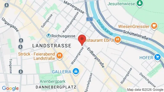 Apartments for rent i Vienna Landstraße - kort over placeringen