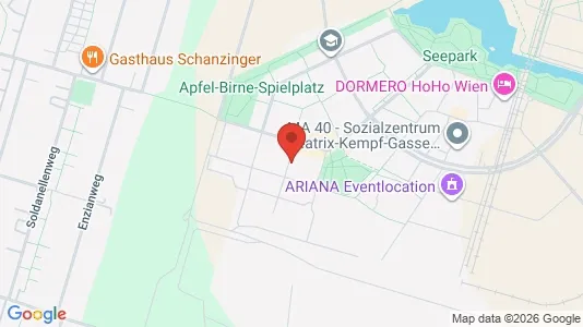 Apartments for rent i Vienna Donaustadt - kort over placeringen