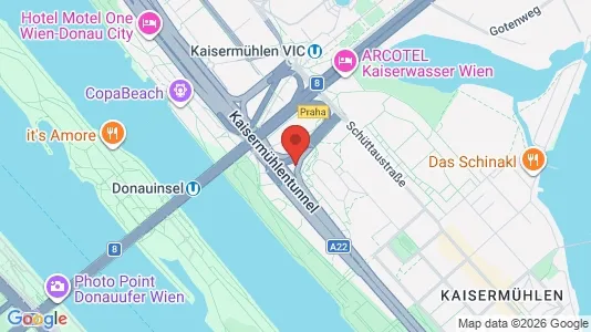 Apartments for rent i Vienna Donaustadt - kort over placeringen