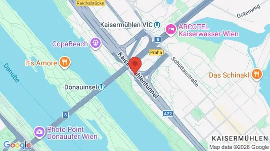 Apartments for rent i Vienna Donaustadt - kort over placeringen