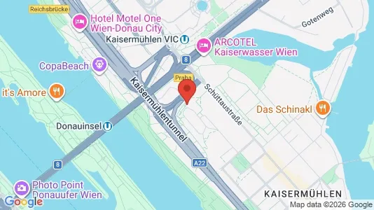 Apartments for rent i Vienna Donaustadt - kort over placeringen