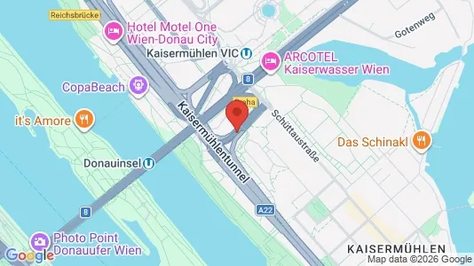 Apartments for rent i Vienna Donaustadt - kort over placeringen