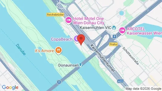 Apartments for rent i Vienna Donaustadt - kort over placeringen