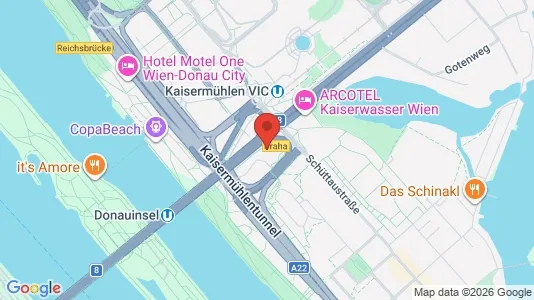 Apartments for rent i Vienna Donaustadt - kort over placeringen