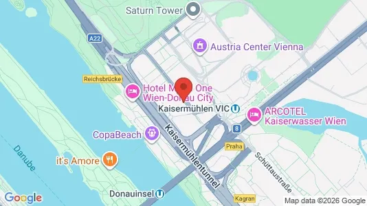 Apartments for rent i Vienna Donaustadt - kort over placeringen