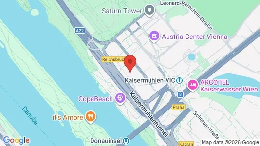 Apartments for rent i Vienna Donaustadt - kort over placeringen