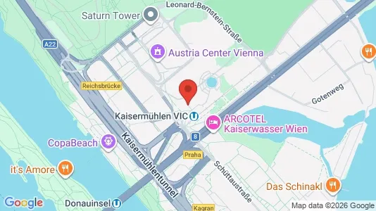 Apartments for rent i Vienna Donaustadt - kort over placeringen