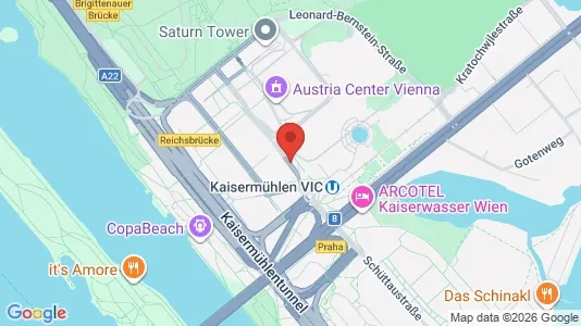Apartments for rent i Vienna Donaustadt - kort over placeringen