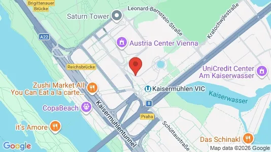 Apartments for rent i Vienna Donaustadt - kort over placeringen