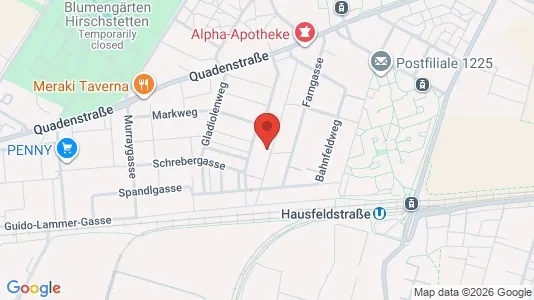 Apartments for rent i Vienna Donaustadt - kort over placeringen