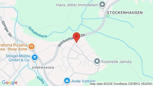 Apartments for rent i Zollernalbkreis - kort over placeringen