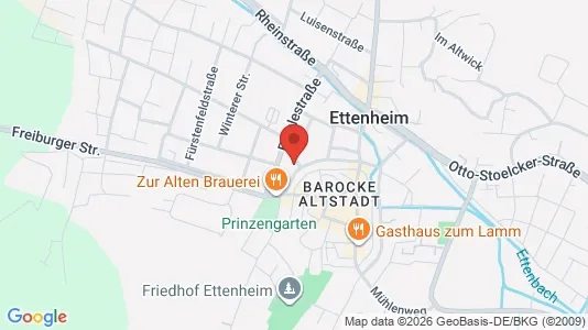Apartments for rent i Ortenaukreis - kort over placeringen