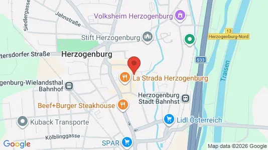 Apartments for rent i Herzogenburg - kort over placeringen