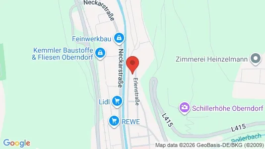 Apartments for rent i Rottweil - kort over placeringen