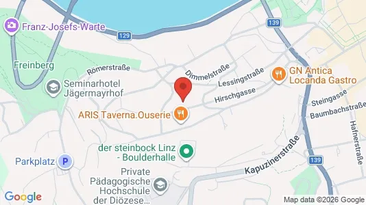 Apartments for rent i Leonding - kort over placeringen