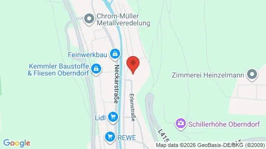 Apartments for rent i Rottweil - kort over placeringen