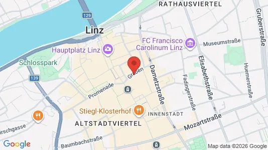 Apartments for rent i Leonding - kort over placeringen