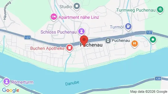 Apartments for rent i Puchenau - kort over placeringen