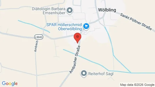 Apartments for rent i Wölbling - kort over placeringen