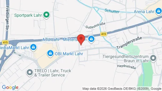 Apartments for rent i Ortenaukreis - kort over placeringen