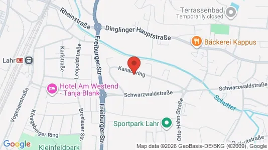 Apartments for rent i Ortenaukreis - kort over placeringen