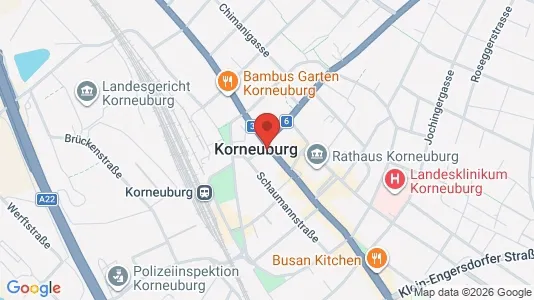 Apartments for rent i Korneuburg - kort over placeringen