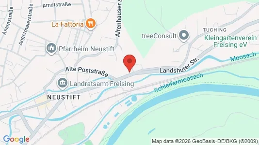 Apartments for rent i Freising (Disctrict) - kort over placeringen