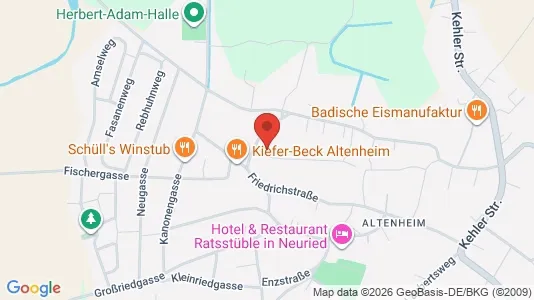 Apartments for rent i Ortenaukreis - kort over placeringen
