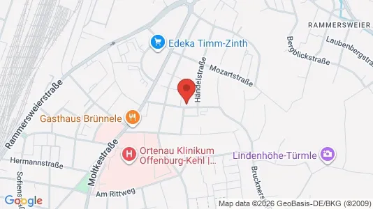Apartments for rent i Ortenaukreis - kort over placeringen