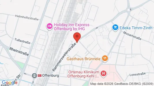 Apartments for rent i Ortenaukreis - kort over placeringen