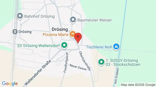 Apartments for rent i Drösing - kort over placeringen
