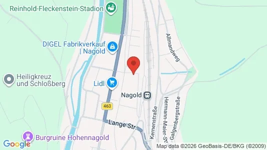 Apartments for rent i Calw - kort over placeringen
