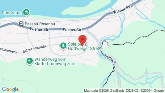 Apartments for rent i Passau - kort over placeringen