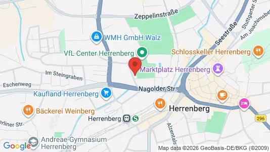 Apartments for rent i Böblingen - kort over placeringen