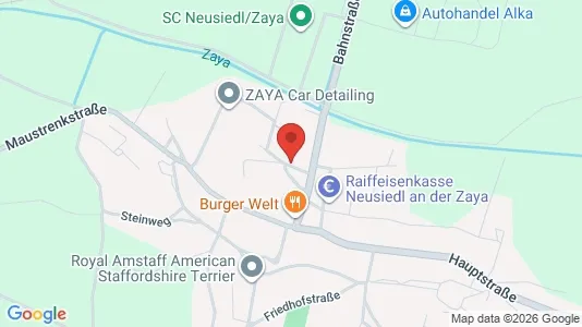 Apartments for rent i Neusiedl an der Zaya - kort over placeringen