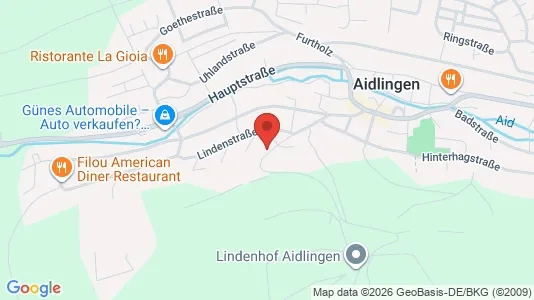 Apartments for rent i Böblingen - kort over placeringen