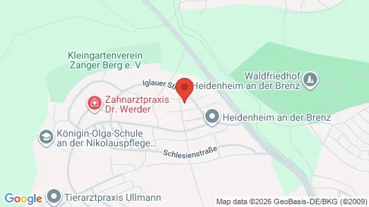 Apartments for rent i Heidenheim - kort over placeringen