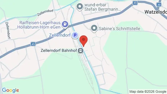 Apartments for rent i Zellerndorf - kort over placeringen