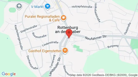 Apartments for rent i Landshut - kort over placeringen