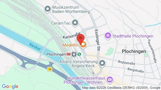 Apartments for rent i Esslingen - kort over placeringen