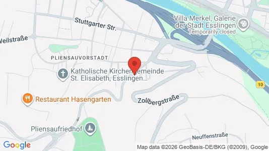 Apartments for rent i Esslingen - kort over placeringen