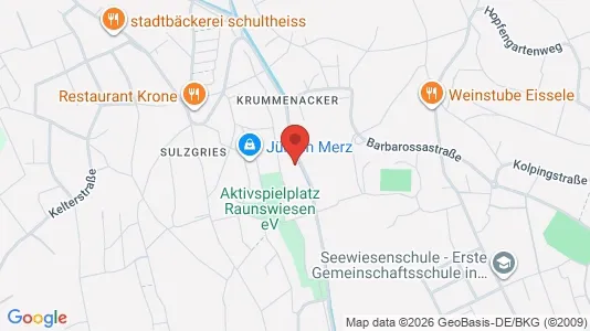 Apartments for rent i Esslingen - kort over placeringen