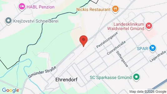 Apartments for rent i Gmünd - kort over placeringen