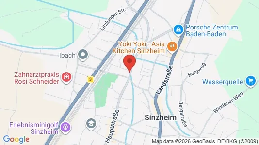 Apartments for rent i Rastatt - kort over placeringen