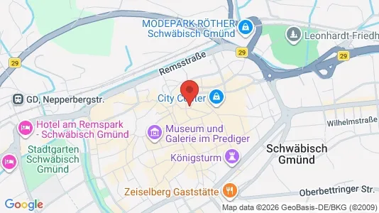 Apartments for rent i Ostalbkreis - kort over placeringen