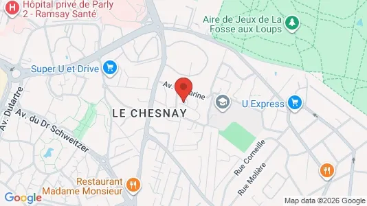 Apartments for rent i Versailles - kort over placeringen