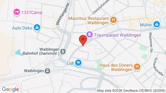 Apartments for rent i Rems-Murr-Kreis - kort over placeringen