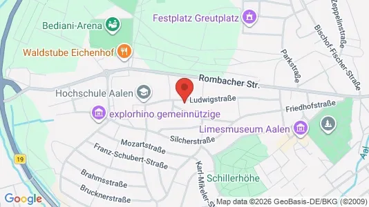 Apartments for rent i Ostalbkreis - kort over placeringen
